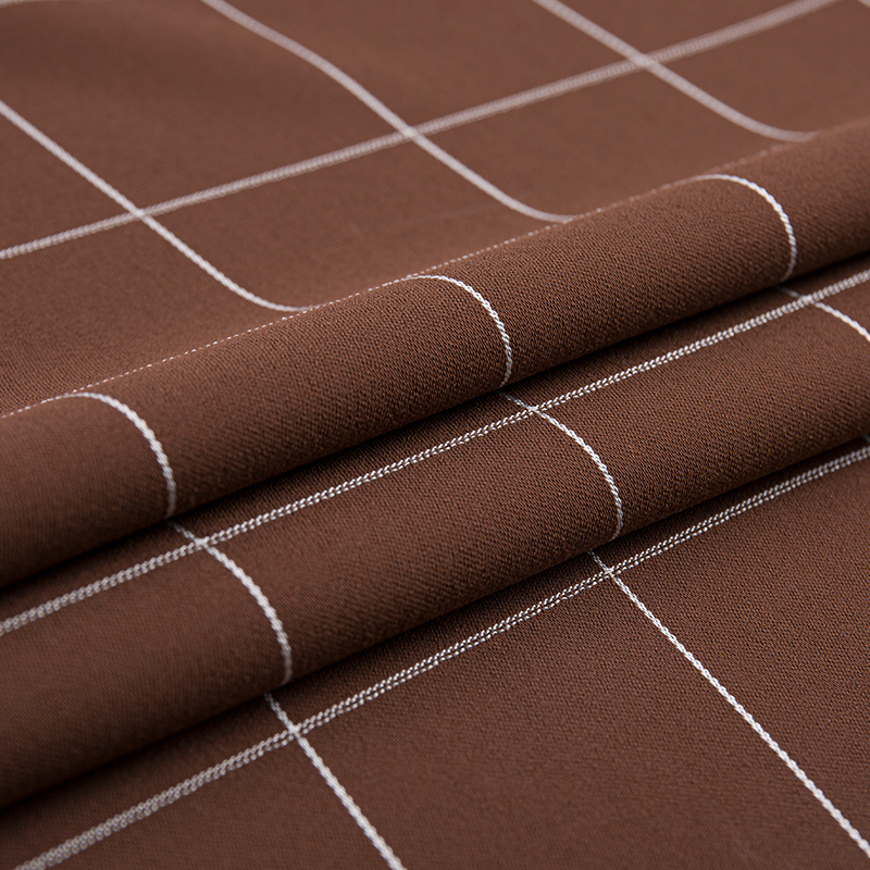 CEY Rayon Grid stof