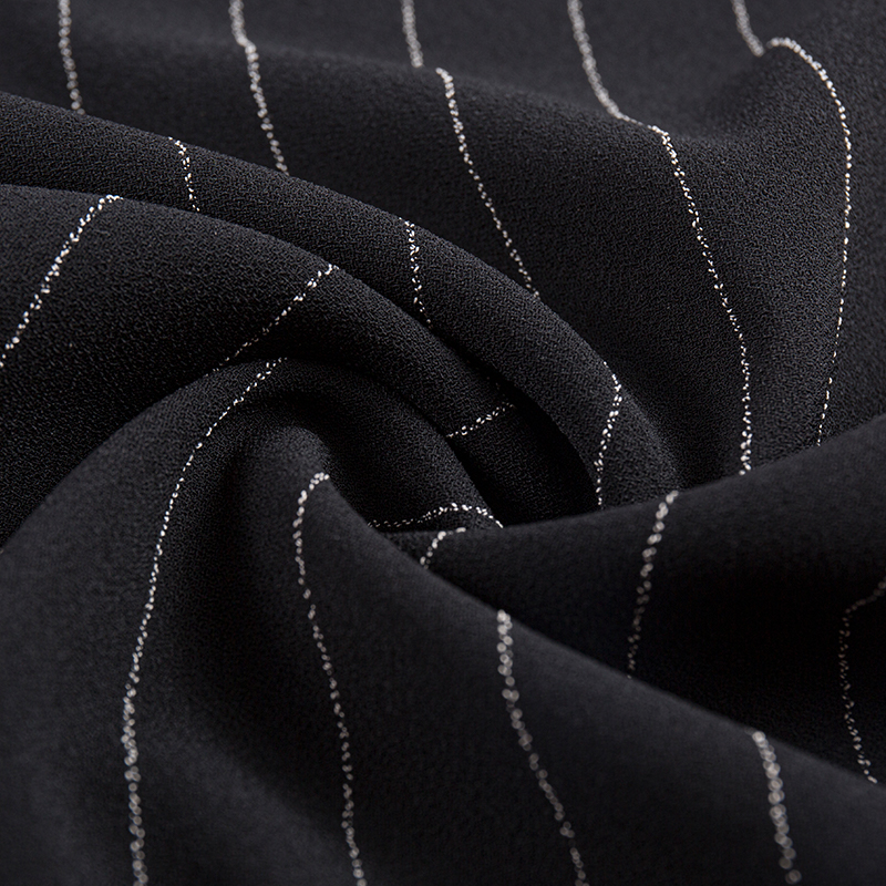 Enkeltsidet linned Rayon Stripe stof