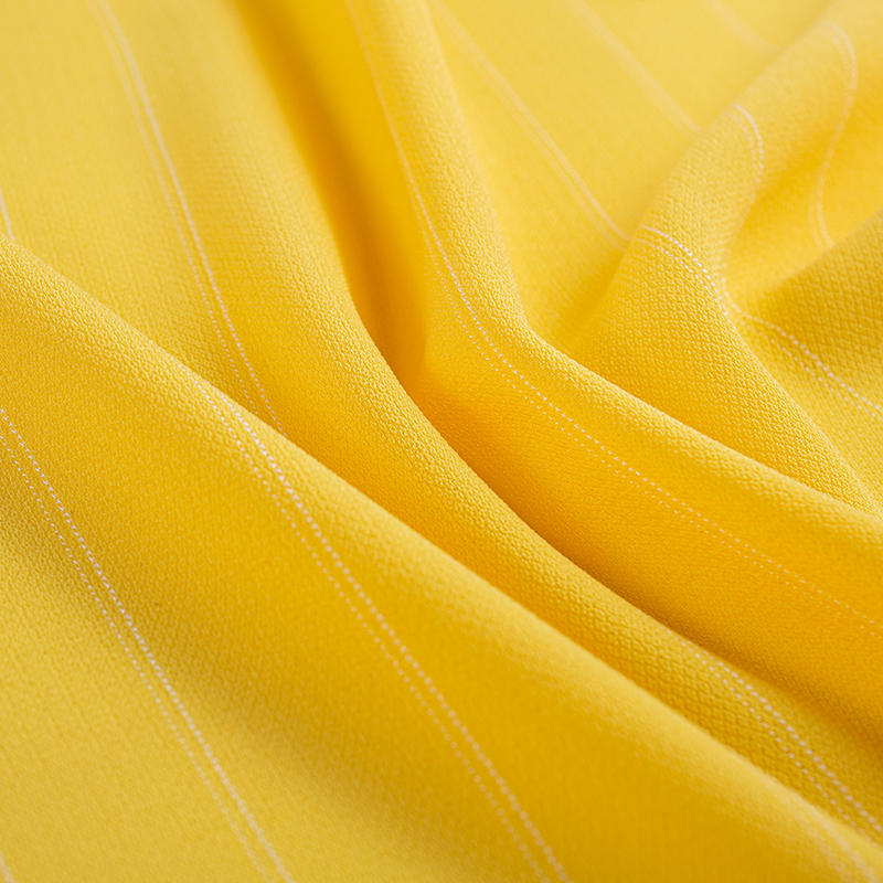 Kompositfilament soltørret linned Rayon Stripe stof