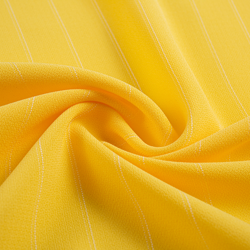 Kompositfilament soltørret linned Rayon Stripe stof